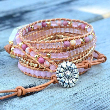 Golden Rose Quartz Bracelet-Your Soul Place
